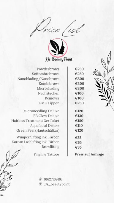Preisliste